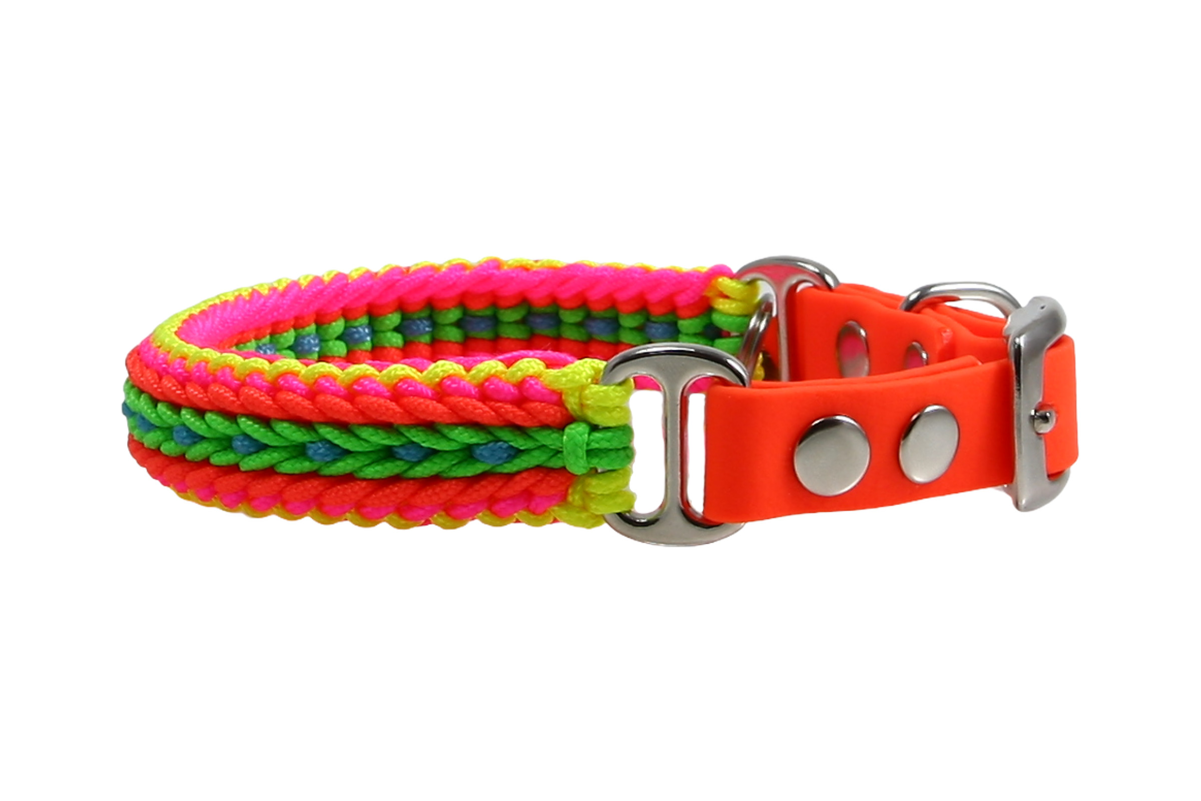 Paracord dog collar neolette X-I for small dogs