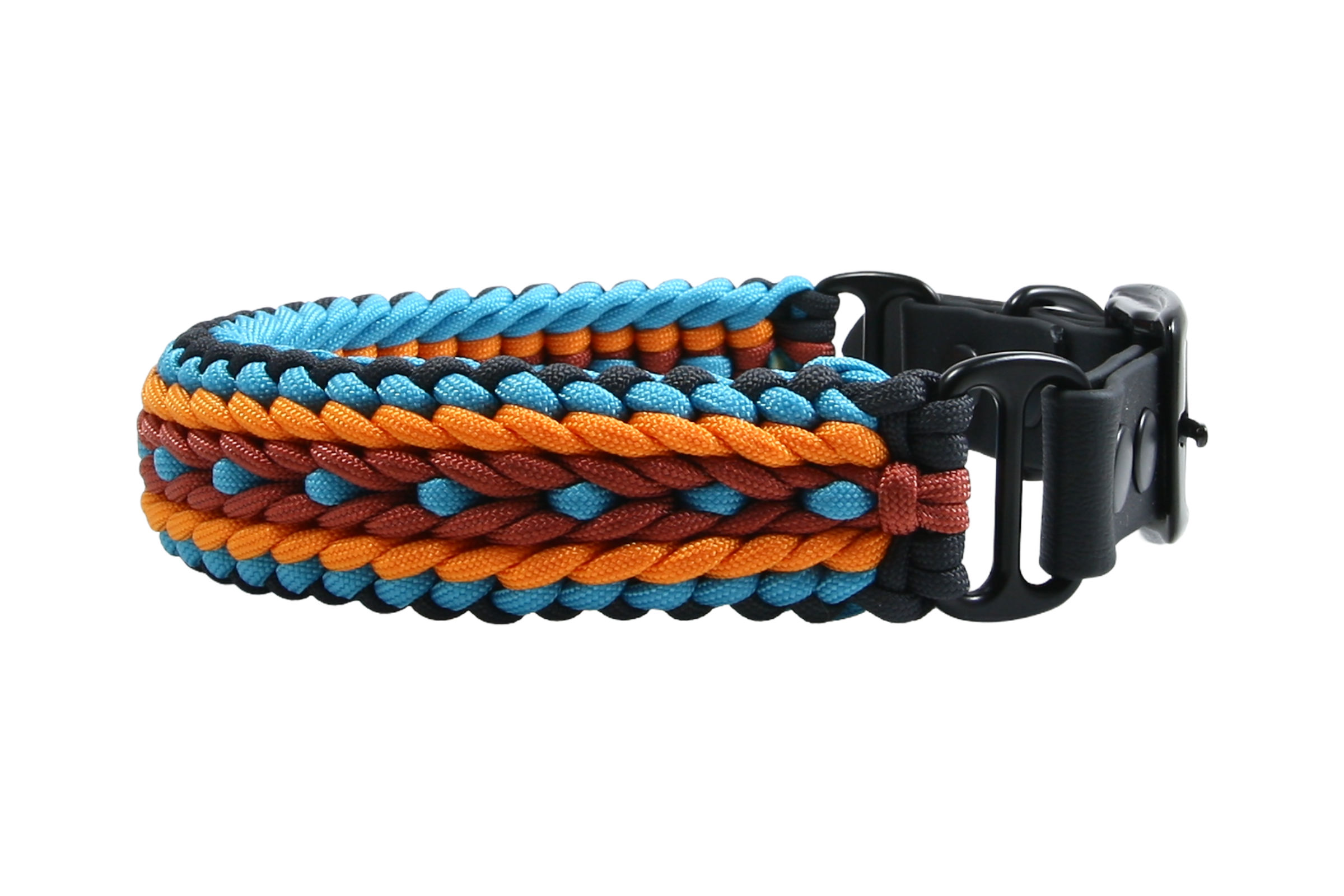 Paracord dog collar cinch X-III