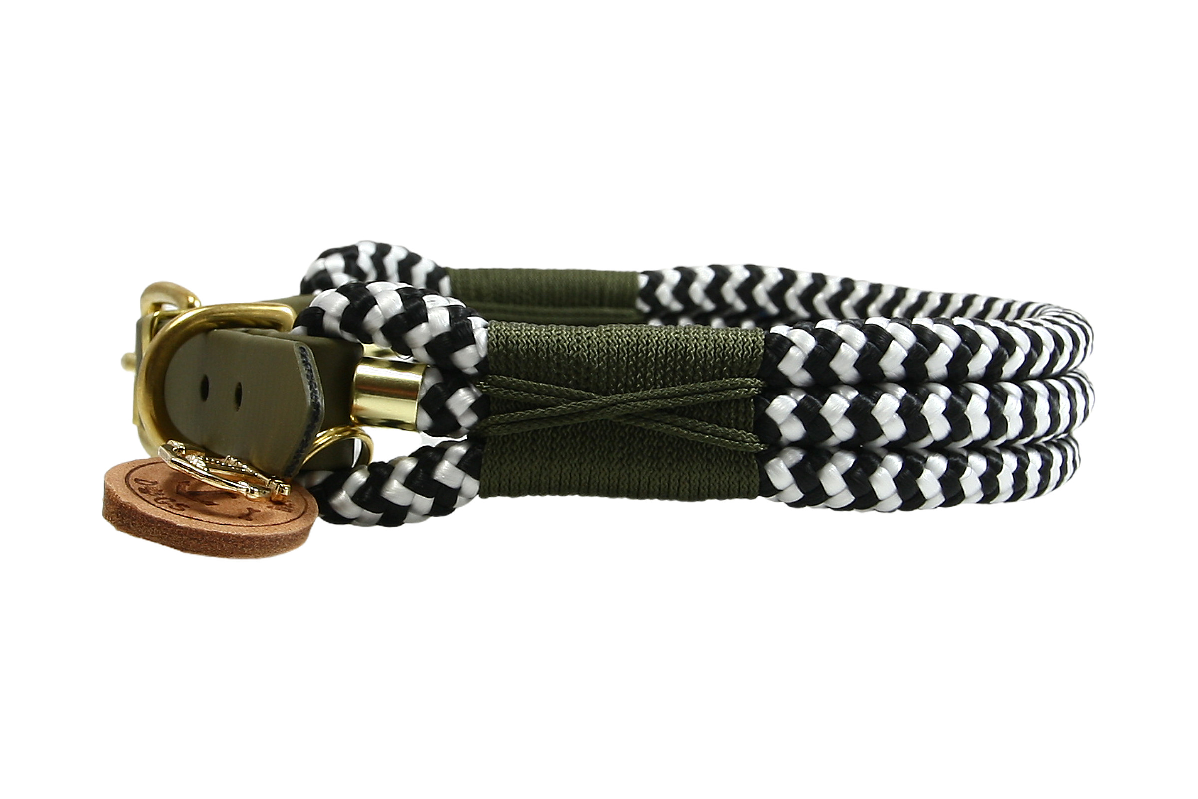 Collar & Leash Set -  Zebra Roots 