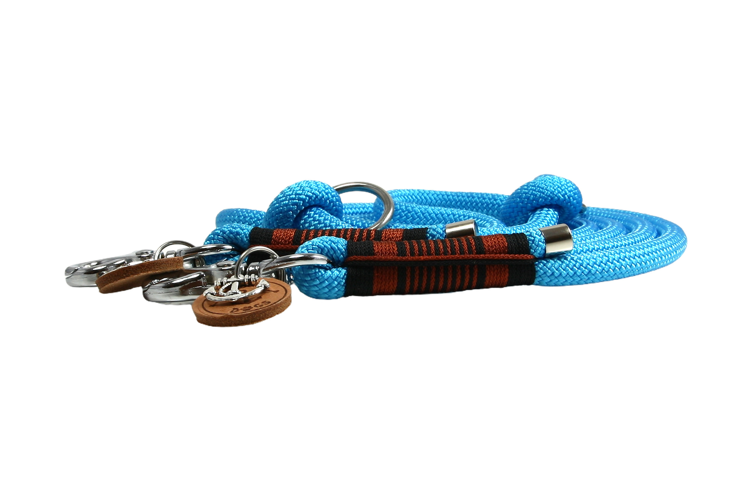 Hundehalsband und Leinen Set Vivid Vibes Neonturquise