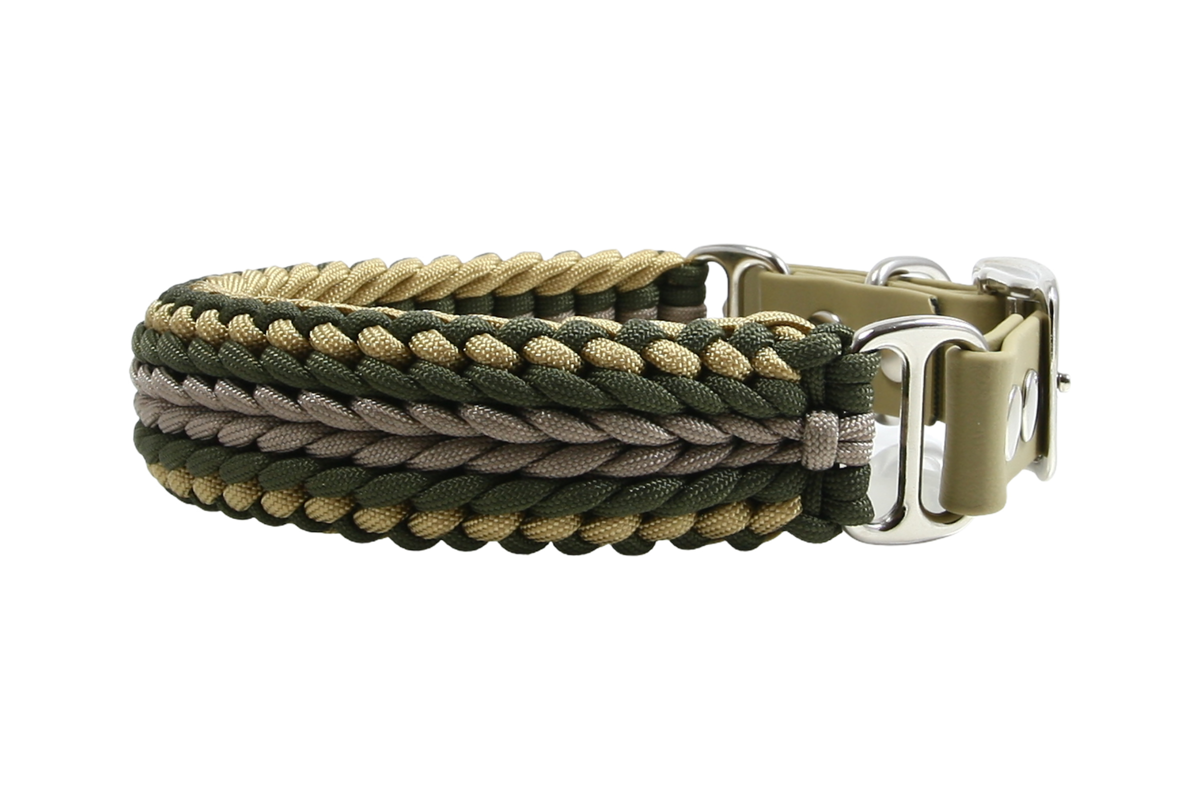 Paracord Hundehalsband Drabbin X-III für mittelgroße und große Hunde  