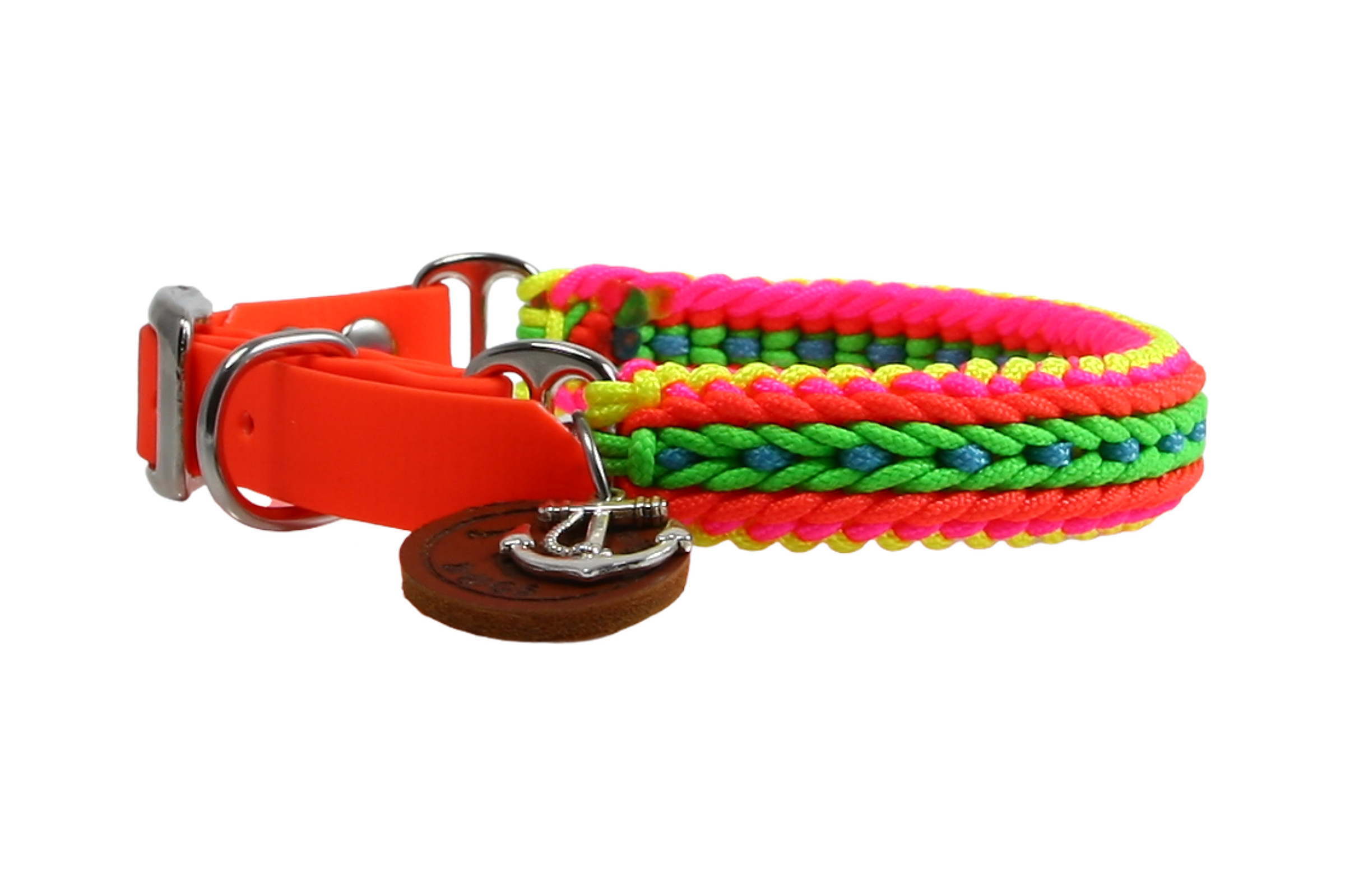 Paracord dog collar neolette X-I for small dogs