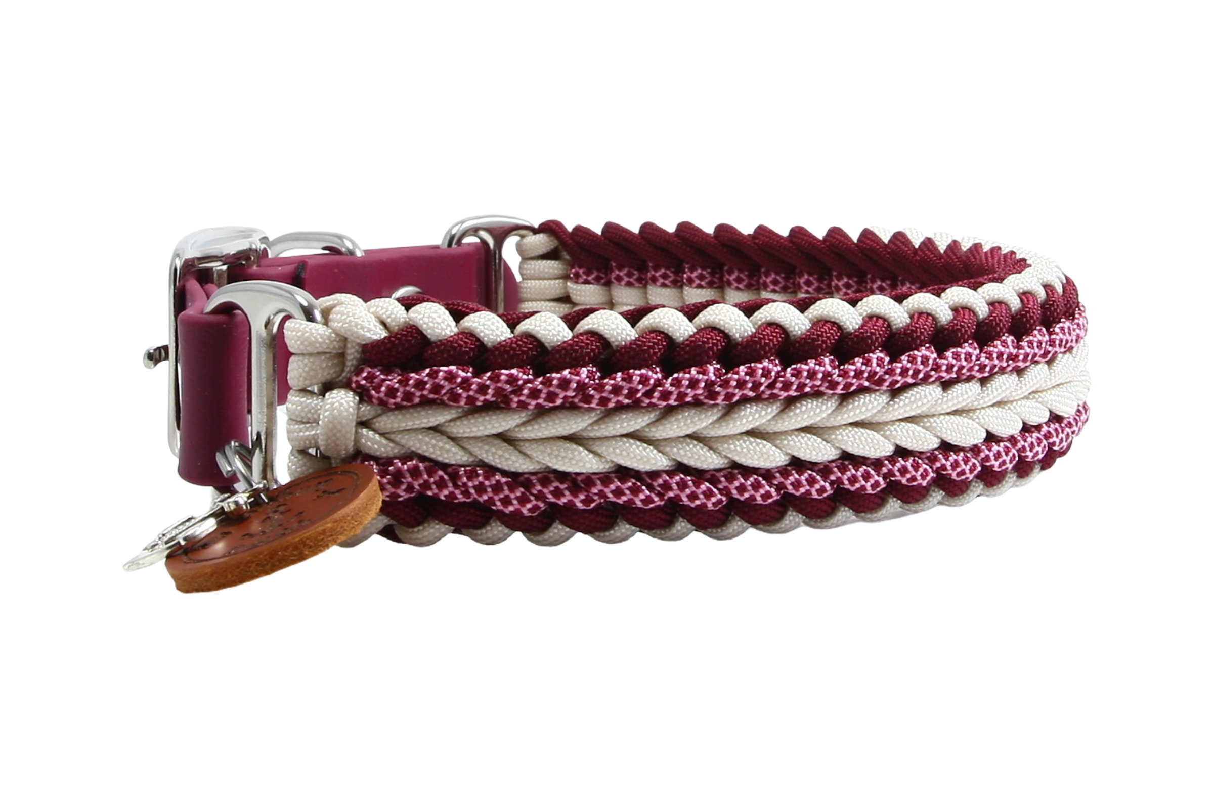 Paracord dog collar laturelle X-III