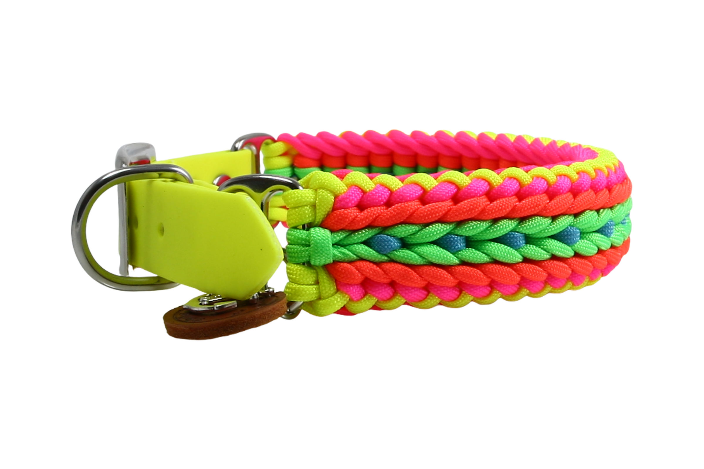 Paracord Hundehalsband Neolette X-III für mittelgroße und große Hunde  
